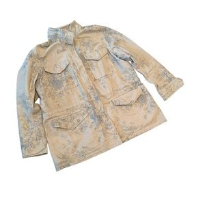 Chaps utility jacket XL floral fatigue